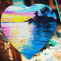 Thumbnail for Superb Board Heart Shape Artist Canvas Board