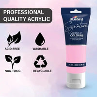 Thumbnail for Bluebird Signature Acrylic Colours – 75 ml – Set of 6 PASTEL
