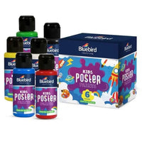 Thumbnail for Bluebird Kids Poster Paints – 100 ml – Primary Colours Set of 6