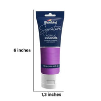Thumbnail for Bluebird Signature Acrylic Colours – 75 ml – Set of 6 PEARLESCENT