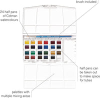 Thumbnail for Winsor Newton Water Color 24 Half