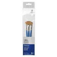 Thumbnail for Winsor & Newton Cotman Watercolour Synthetic Hair Brush Pack of 3