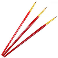 Thumbnail for Winsor & Newton Pure Red Sablee Value Pack Set of 3 Brushes