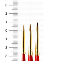 Thumbnail for Winsor & Newton Pure Red Sablee Value Pack Set of 3 Brushes