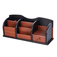 Thumbnail for Wooden Desk Organizer Holder